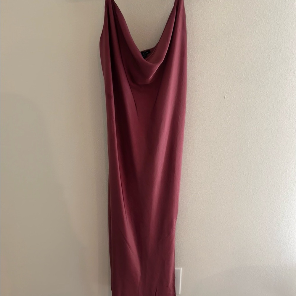 Elegant Mauve Dress